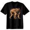 Basic Ronde Hals T-Shirt 140 gr/m2 Zwart Thumbnail