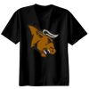 Basic Ronde Hals T-Shirt 140 gr/m2 Zwart Thumbnail
