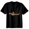 Basic Ronde Hals T-Shirt 140 gr/m2 Zwart Thumbnail
