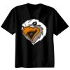 Basic Ronde Hals T-Shirt 140 gr/m2 Zwart Thumbnail