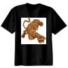 Basic Ronde Hals T-Shirt 140 gr/m2 Zwart Thumbnail