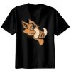 Basic Ronde Hals T-Shirt 140 gr/m2 Zwart Thumbnail